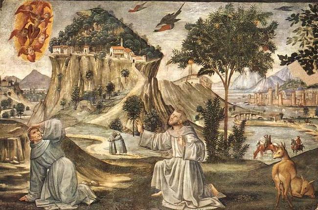 GHIRLANDAIO, Domenico Stigmata of St Francis Germany oil painting art